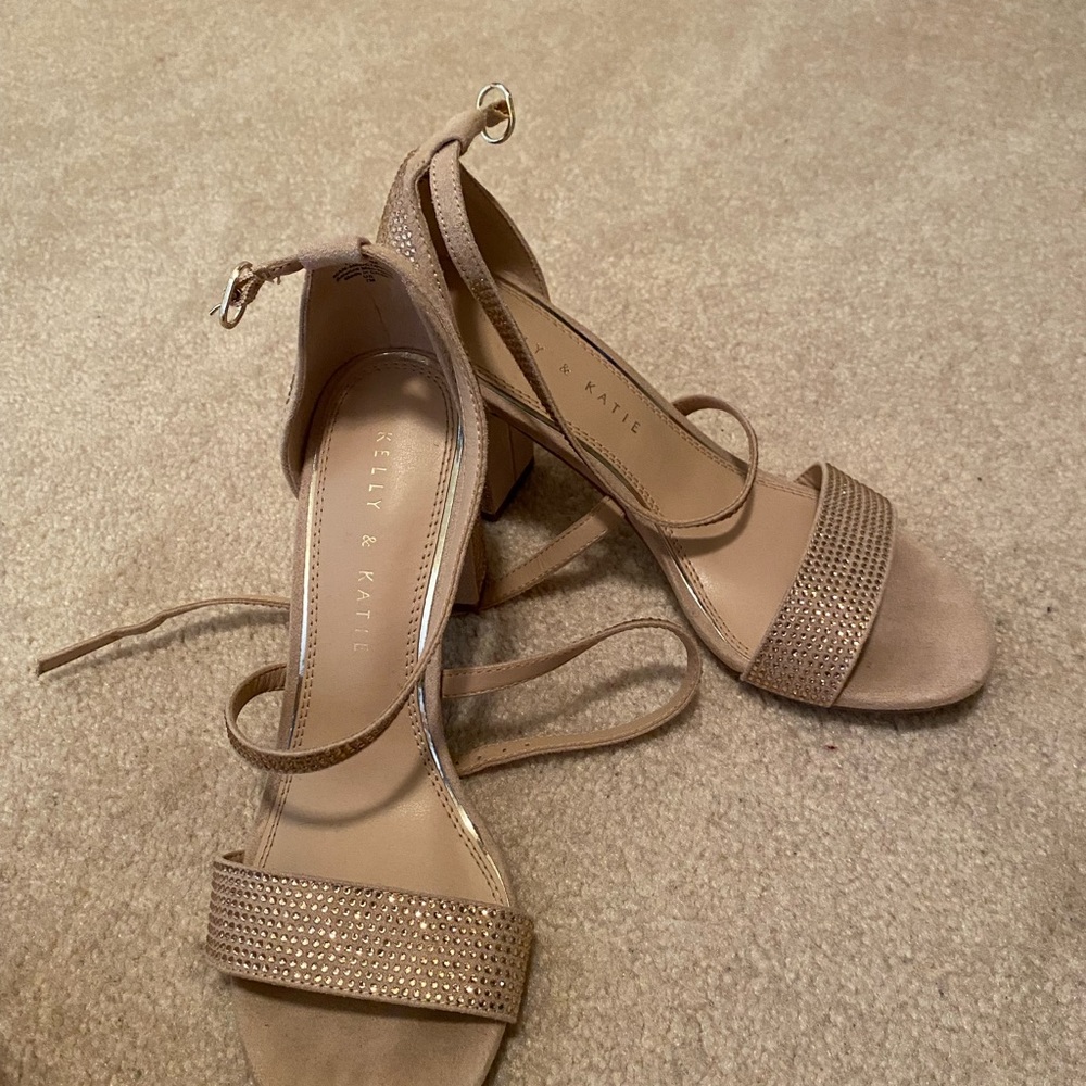Rose gold heels